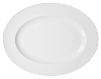 Блюдо овальное Corone White LQ-QK15069C 333х260х22 мм