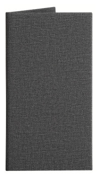 Папка-счет Luxstahl 120х220мм серая.