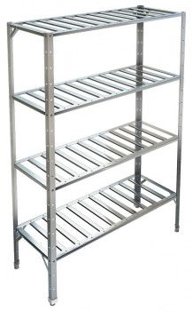 Стеллаж с решетчатыми полками ТЕХНО-ТТ СТР-214/1200 краш