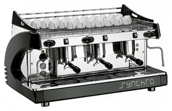 Кофемашина Royal Synchro 3GR Semiautomatic Boiler 14LT красная