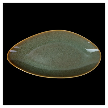 Блюдо сервировочное Corone Primavera HD003241 11" 27,5х14,5 см (фарфор) овальное зеленое