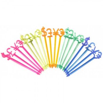 Пика декоративная «Валюта» 82 мм 300 шт