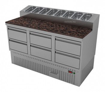 Стол холодильный Gastrolux СОП3Г-147/6Я/Sр (внутренний агрегат)