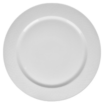 Тарелка мелкая Corone White LQ-QK15078C 230х16 мм с орнаментом