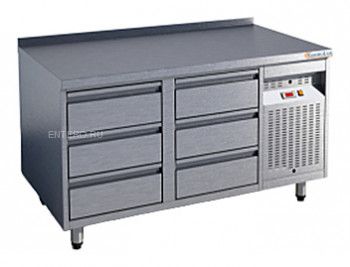 Стол холодильный Gastrolux СОБ2П-136/6Я/S (внутренний агрегат)