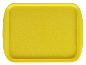 Поднос Клен 330х260 мм желтый