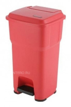 Контейнер для мусора Vileda Professional ГЕРА, 60 л, красный