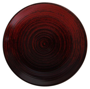 Тарелка мелкая Porland Lykke 187617 170 мм красная без борта