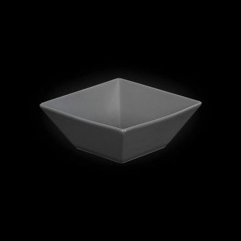 Салатник квадратный «Corone» 200 мл серый