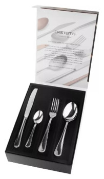 Набор столовых приборов CRISTEMA PEP-7100-24L 24 шт. на 6 персон, зеркальная полировка