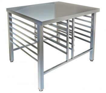 Стол-подставка СПС-128/817 под пароконвектомат RATIONAL CM, открытая