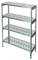 Стеллаж со сплошными полками Марихолодмаш С-4-0,6/1,5/1,8 (нержавейка)