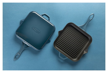 Сковорода-гриль квадратная Hosse HS K GTV 2828 BLUE 28х28 см синяя