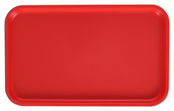 Поднос столовый Клен PS Red 4410 530х330 мм (полистирол) красный