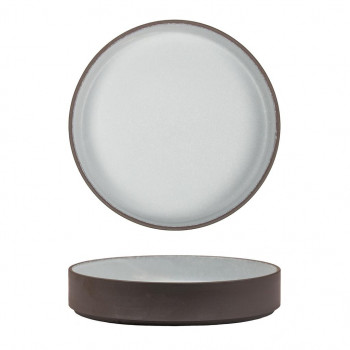 Блюдо салатник 20 cм h4 cм 600 мл White Matt New Taiga P.L. [1]