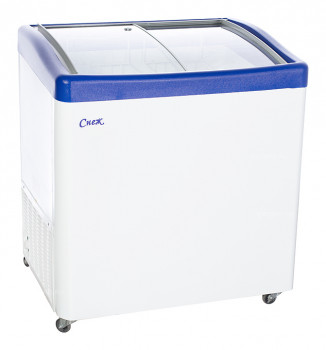 Ларь морозильный Снеж МЛГ-250 красный глянец