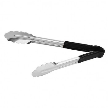 Щипцы универсальные 30 см нерж. черные с силикон. вставками PL Proff Cuisine