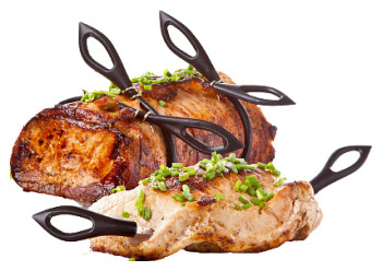 Набор зажимов и шампуров для жаркого VacuVin 5560460