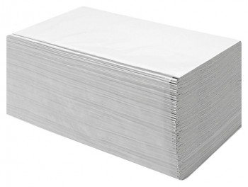 Полотенца бумажные Merida V-ЭКОНОМ 1-слойные, белые (20х250 листов)