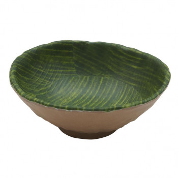 Салатник 15*5,8 см круглый Green Banana Leaf пластик меламин P.L. Proff Cuisine