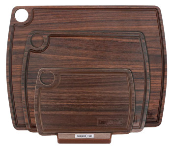 Набор разделочных досок ComposeEat NRD30655KL6 3 шт., орех