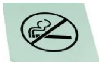 Табличка "Не курить" MGSteel S555