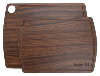 Набор разделочных досок ComposeEat ND20655KL6 2 шт., орех