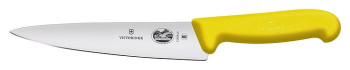 Шеф-нож поварской Victorinox 5.2008.25 Fibrox l=25 см (нерж. сталь / фиброкс) с желтой ручкой