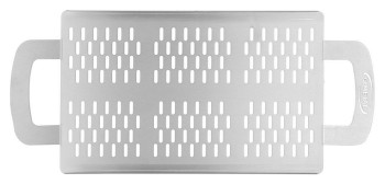 Поднос перфорированный для римской пиццы GiMetal VPFR2540 25х40 см (алюминий)