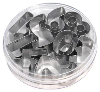 Набор форм для вырезки P.L. Proff Cuisine FDMS-NUB-9PC "Цифры" 9 шт.