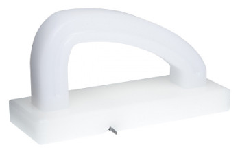 Рубанок для чистки разделочных досок Luxstahl белый