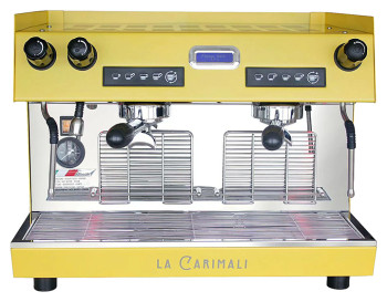 Кофемашина Carimali Nimble NI-E02-H-02 2 Gr высокие группы, желтая
