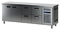 Стол холодильный ТММ СХСБ-К-2/2Д-4Я (2280x700x870)