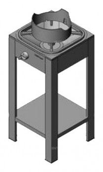 Плита газовая Вулкан KSB01 8172 WOK
