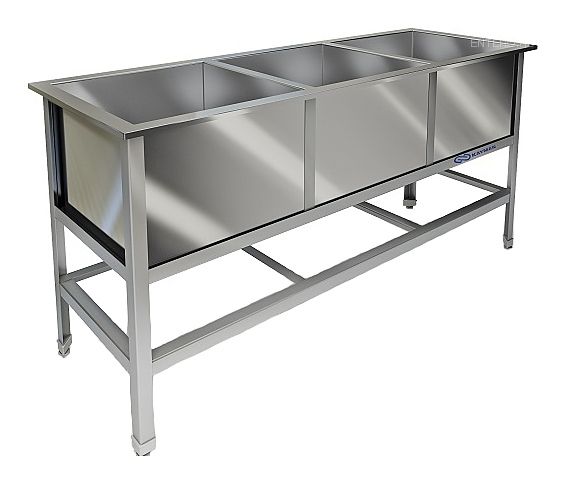 Ванна моечная KAYMAN К-ВМО-3/1750/630