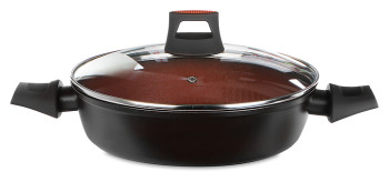Сотейник Kitchenstar A123FAK-0628B с крышкой 28 см