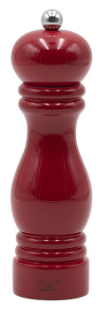 Мельница для соли Bisetti Sorrento 7151MSLRL h=190 мм бук лакированный, красная