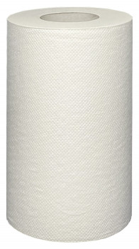 Полотенца бумажные Merida КЛАССИК МИНИ 1-слойные, с центр. вытяжкой, белые (12х100 м)