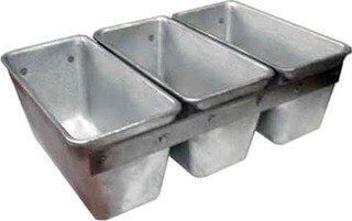 Форма хлебная тройная Россия 3Л7