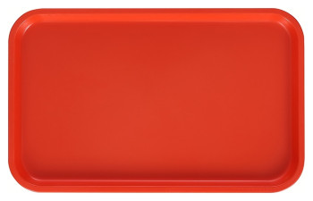 Поднос столовый Клен 560Т 530х330 мм (полистирол) оранжевый