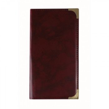 Папка для счетов бордовая [К103С]