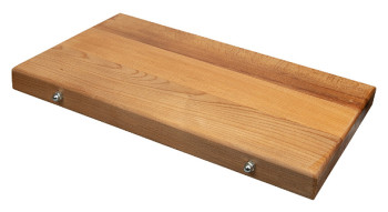 Доска разделочная с железными стяжками Luxstahl 600х300х40 мм бук