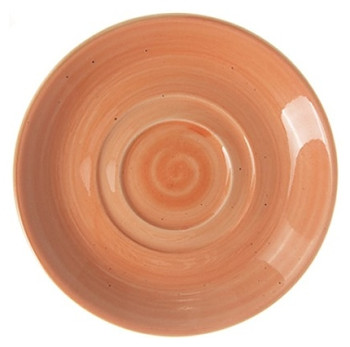 Блюдце Corone Natura HL900900D 150 мм коралловое
