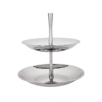 Этажерка 2 яруса h 32 см d 32 см нерж. P.L. - REG