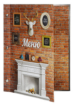 Папка меню Luxstahl Лофт из кашированного картона