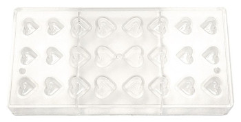 Форма для шоколада P.L. Proff Cuisine 73038009 "Сердце" 24 ячейки