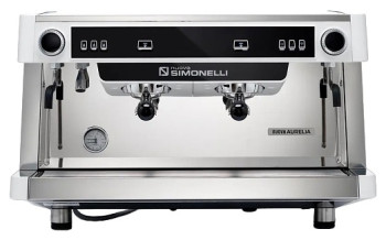 Кофемашина полуавтоматическая Nuova Simonelli Nuova Aurelia SEM 2Gr S 220V white+high groups+Group Display+Double wall steam wand+LED