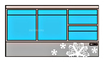 Стол холодильный Кобор NC6-2D2B