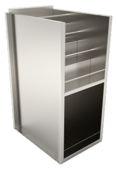 Модуль нейтральный "лестница" для бутылок BSV-inox BNLB6-4