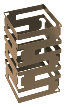 Подставка-куб фуршетная Luxstahl 150х150х255 мм бронза